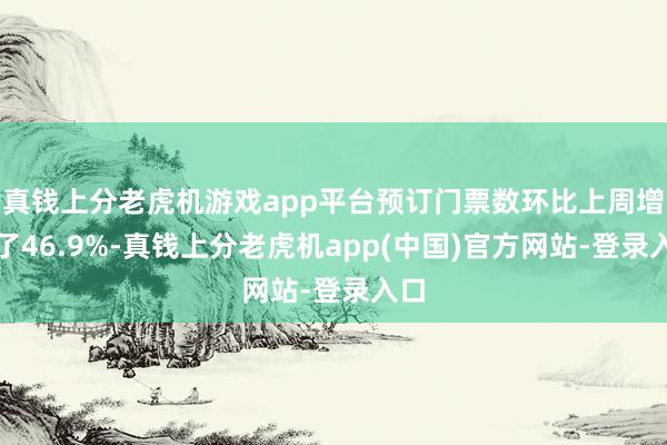 真钱上分老虎机游戏app平台预订门票数环比上周增长了46.9%-真钱上分老虎机app(中国)官方网站-登录入口