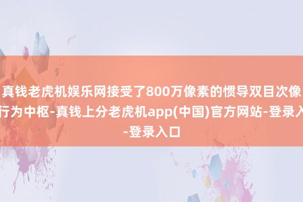 真钱老虎机娱乐网接受了800万像素的惯导双目次像头行为中枢-真钱上分老虎机app(中国)官方网站-登录入口